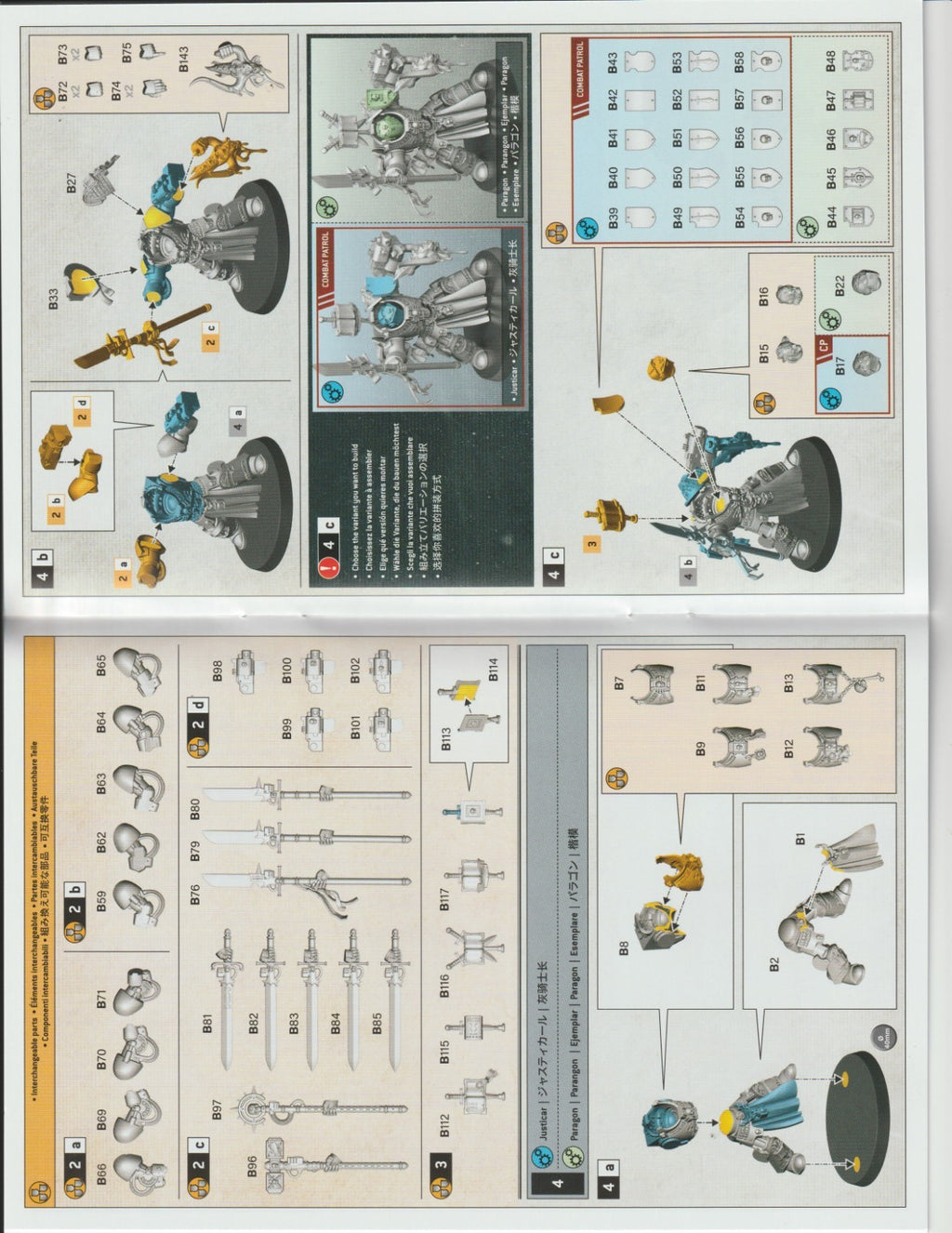 Warhammer 40K - Grey Knights - Brotherhood Terminators squad ( 5 models ), NEW