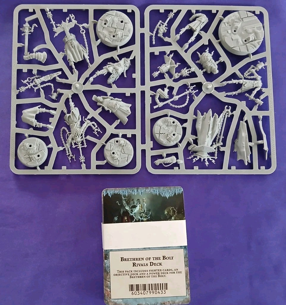 Warhammer Underworlds Brethren Of The Bolt, NEW with cards