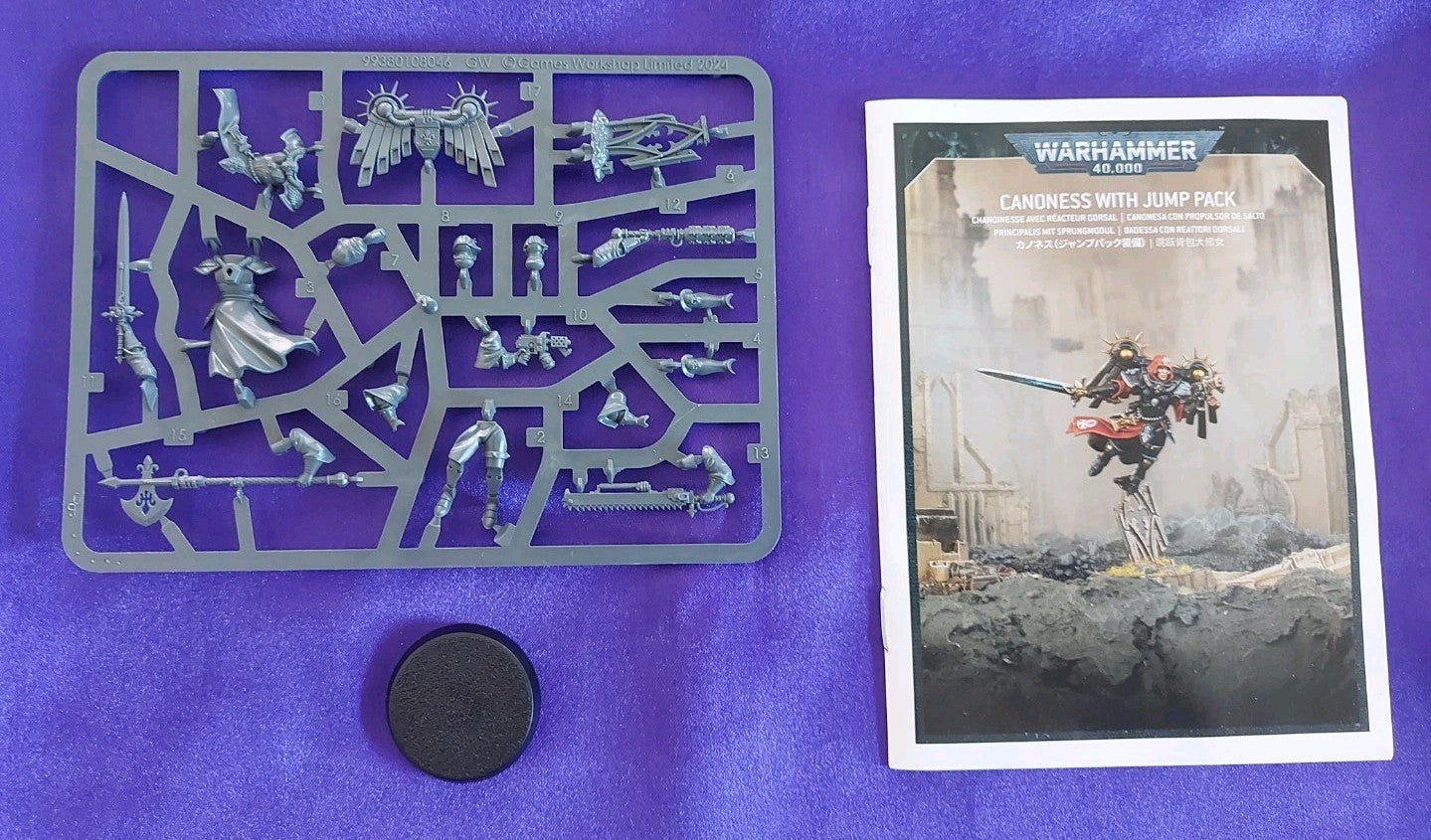 Warhammer 40K Adepta Sororitas - Canoness with Jumpack,l 2024, NEW