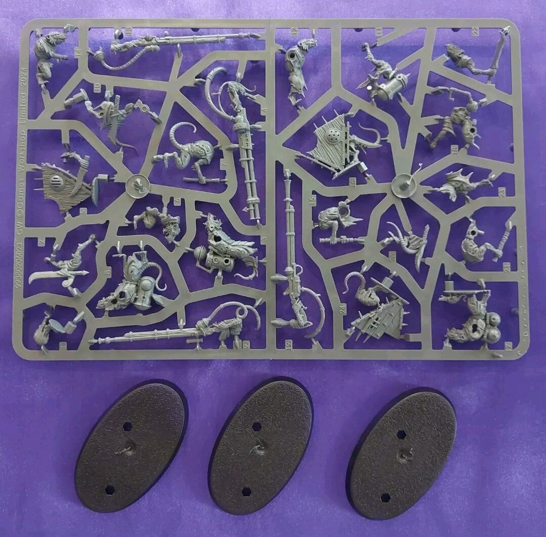 Warhammer - Age of Sigmar - Skaventide  - 3 Warplock Jezzails (Unit)- NEW