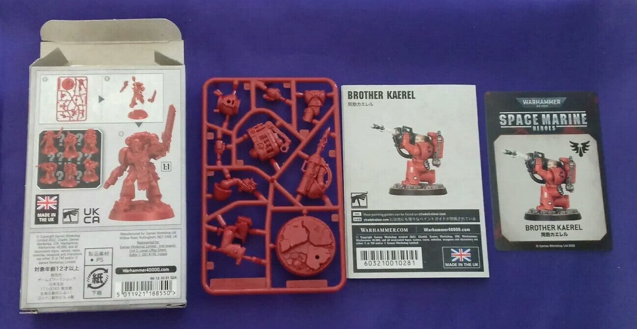 Space Marine Hero Series Blood Angels - Kaerel, NEW