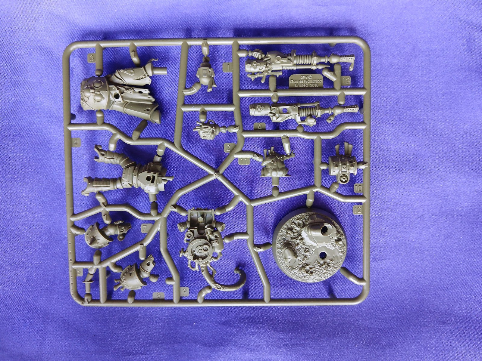 Warhammer 40K Plague Marine Killteam -  Plague Marine Heavy Gunner SINGLE, NEW