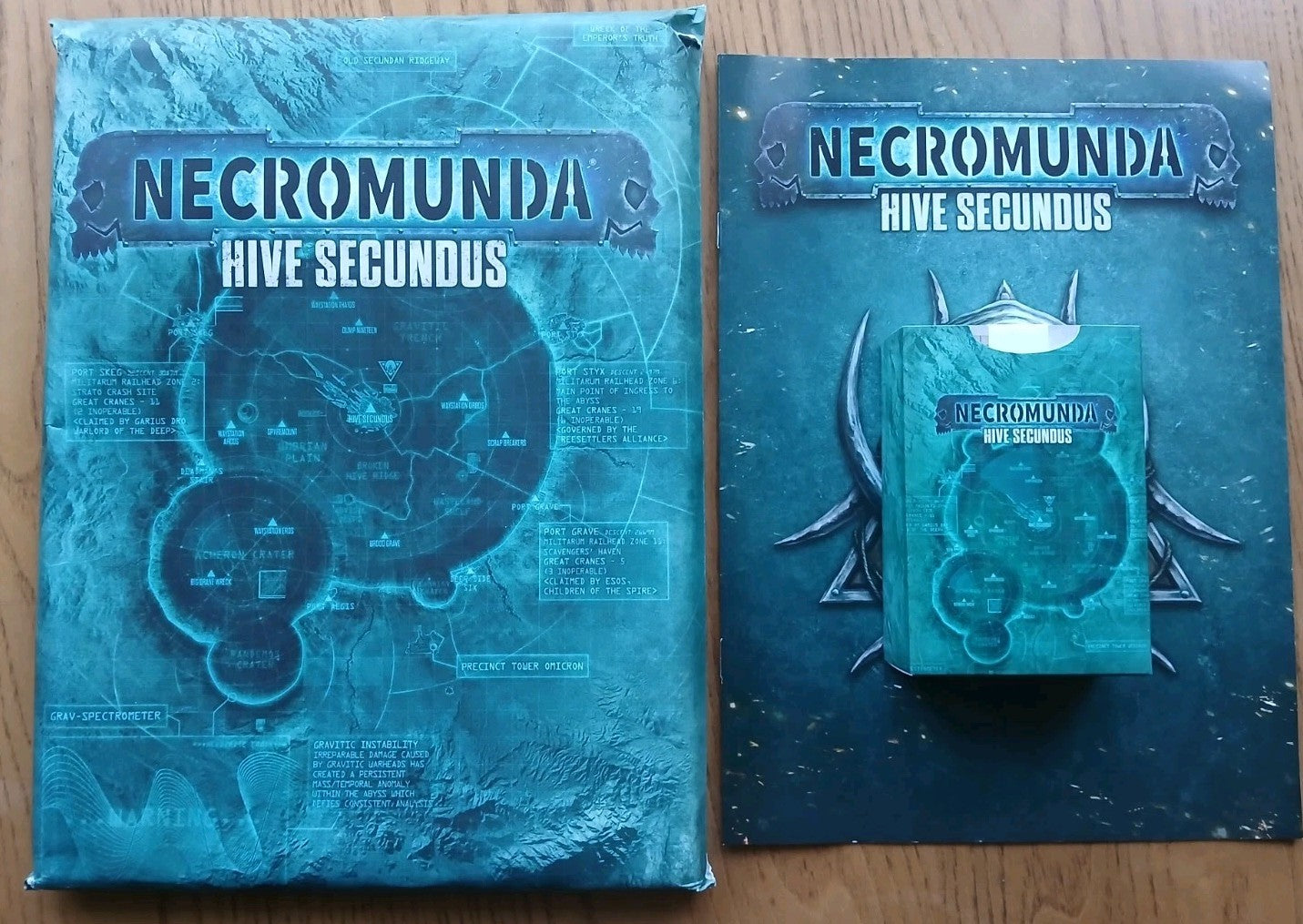 Necromunda - Hive Secundus - Rulespack With Cards, NEW (Sealed)