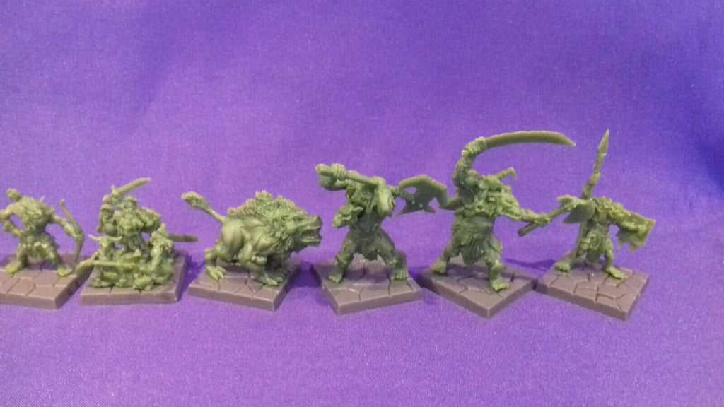 Mantic Fantasy Wargame Dungeon Master Starter Monsters, set A x9, NEW