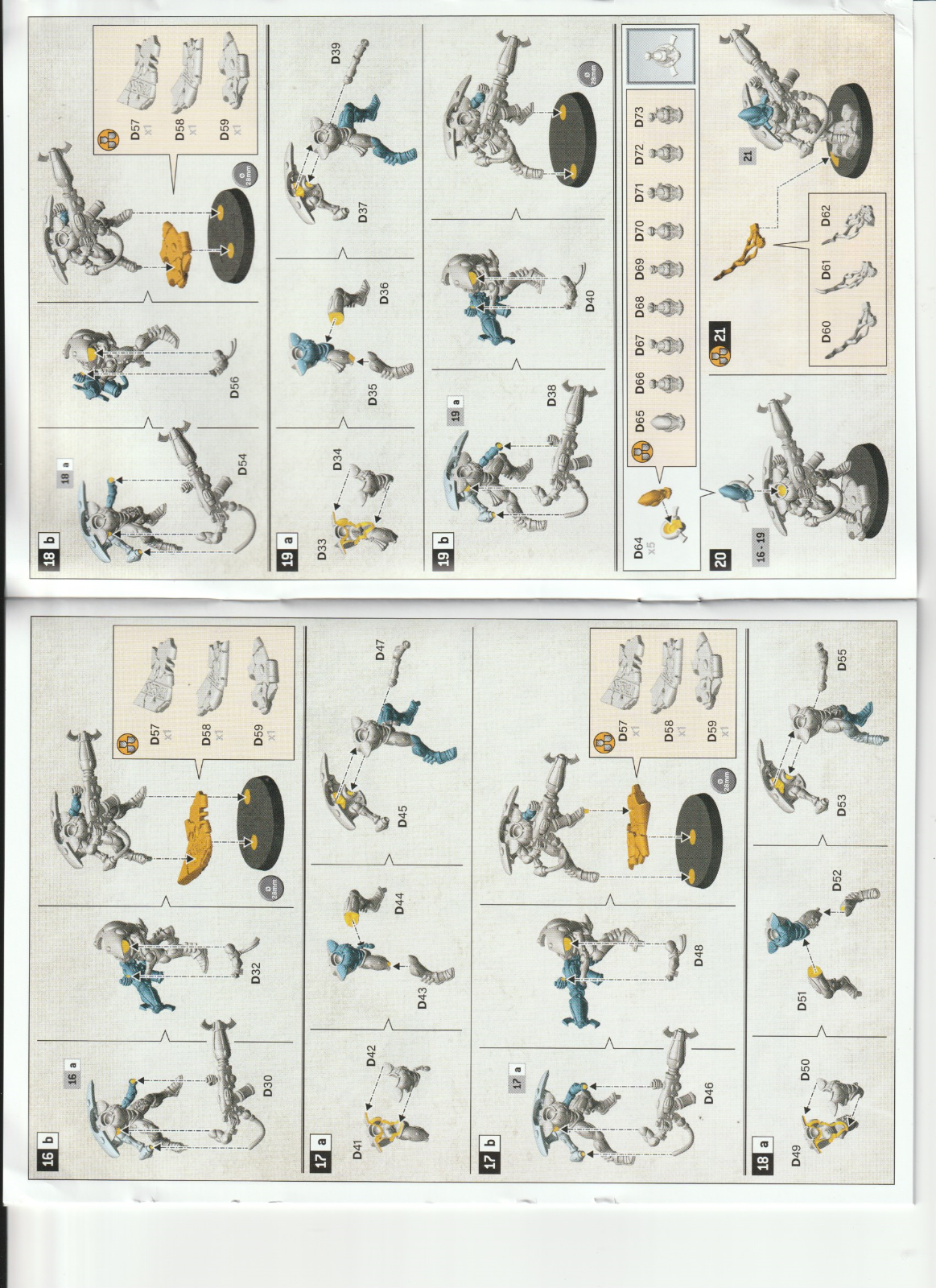 Warhammer 40K - Aeldari Warp Spiders Unit (5), NEW On Sprue