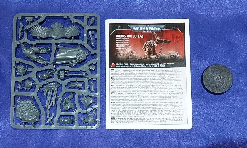 Warhammer 40K - Grey Knights - Inquisitor Coteaz, NEW