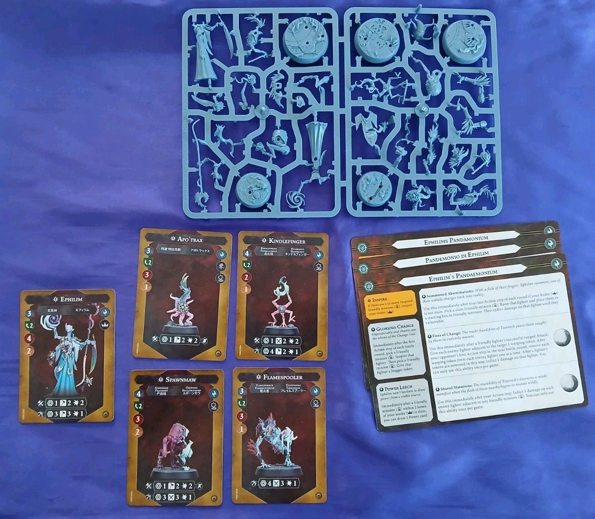 Ephilim's Pandemonium, Warhammer Underworlds, NEW with cards