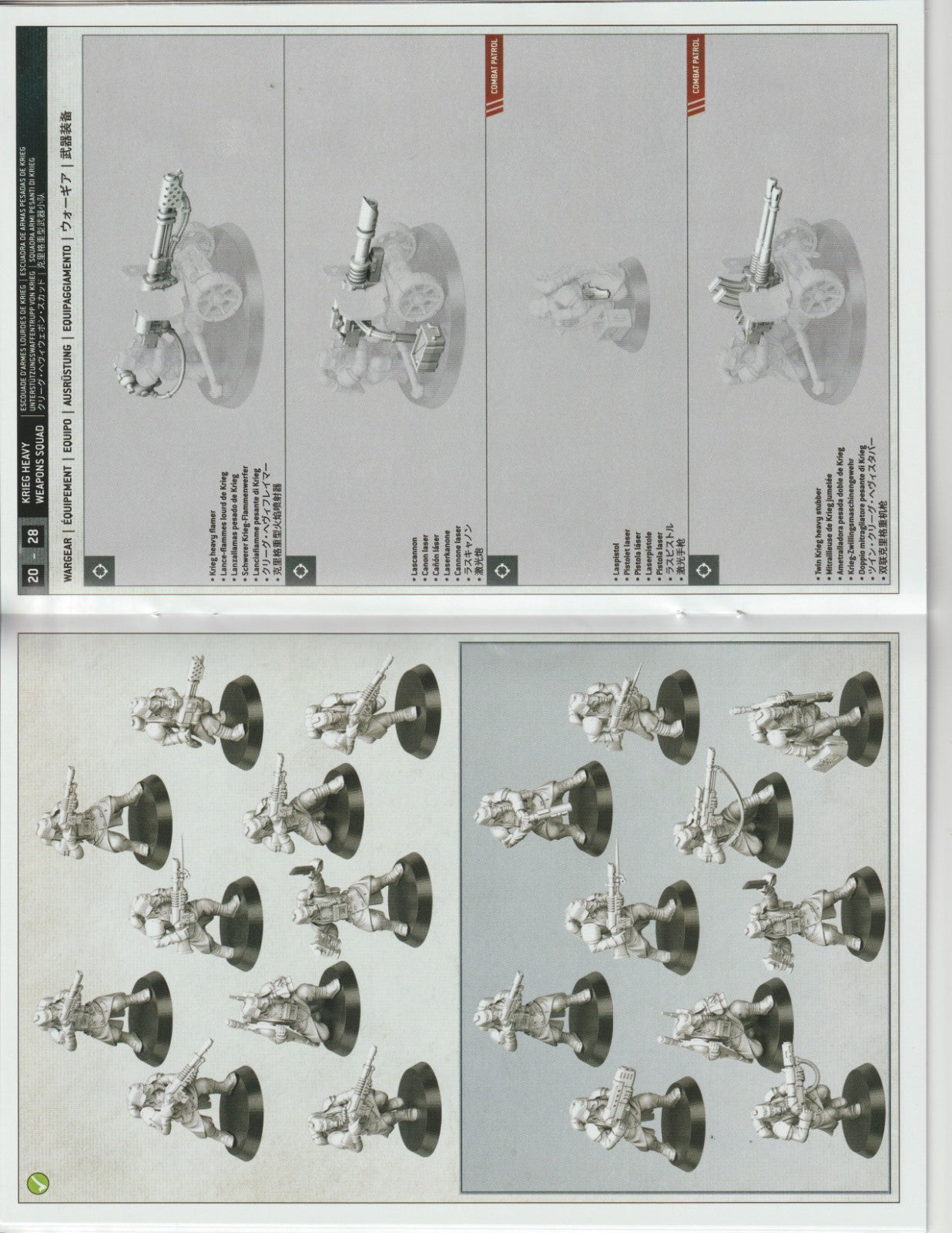 Krieg Heavy Weapons Squad - Astra Militarum Warhammer 40k, NEW