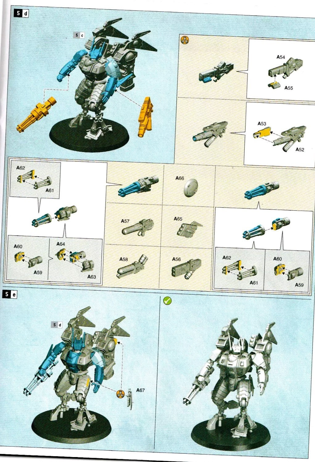 Tau Empire Commander in Enforcer or Coldstar suit, NEW on sprue Warhammer 40K