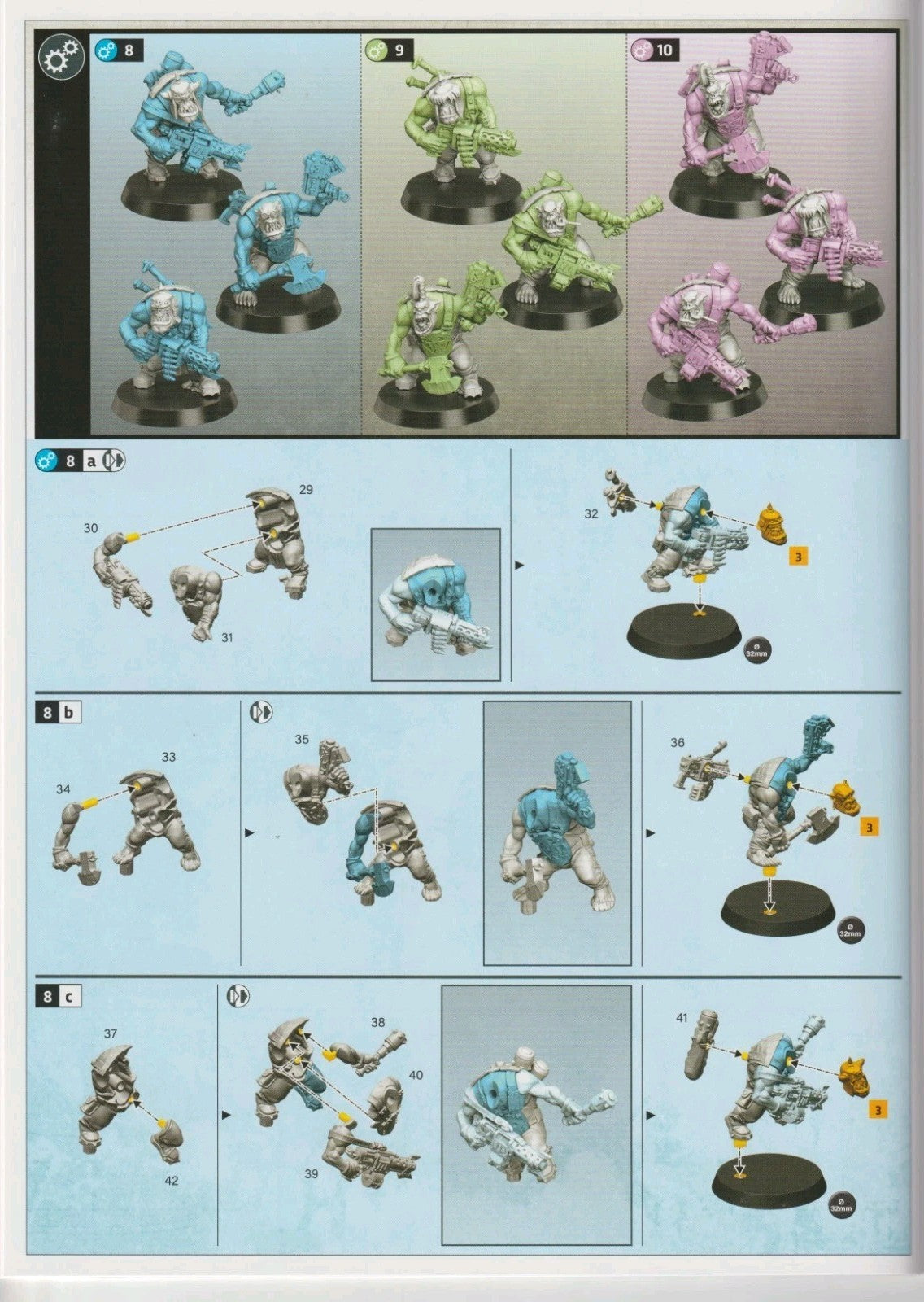 Warhammer 40k ARMAGEDDON Orks - 10 Boyz Squad + 5 Gretchin, NEW