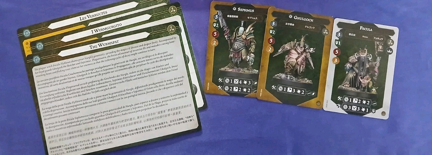 The Wurmspat, Warhammer Underworlds, NEW with cards