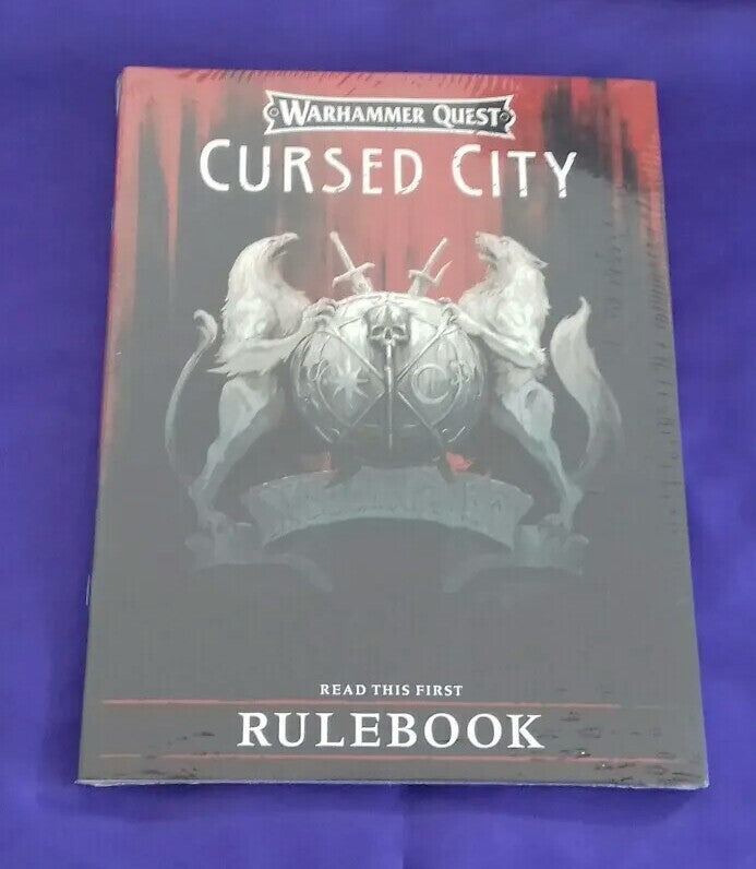 Warhammer Quest: Cursed City - Rulebooks, NEW