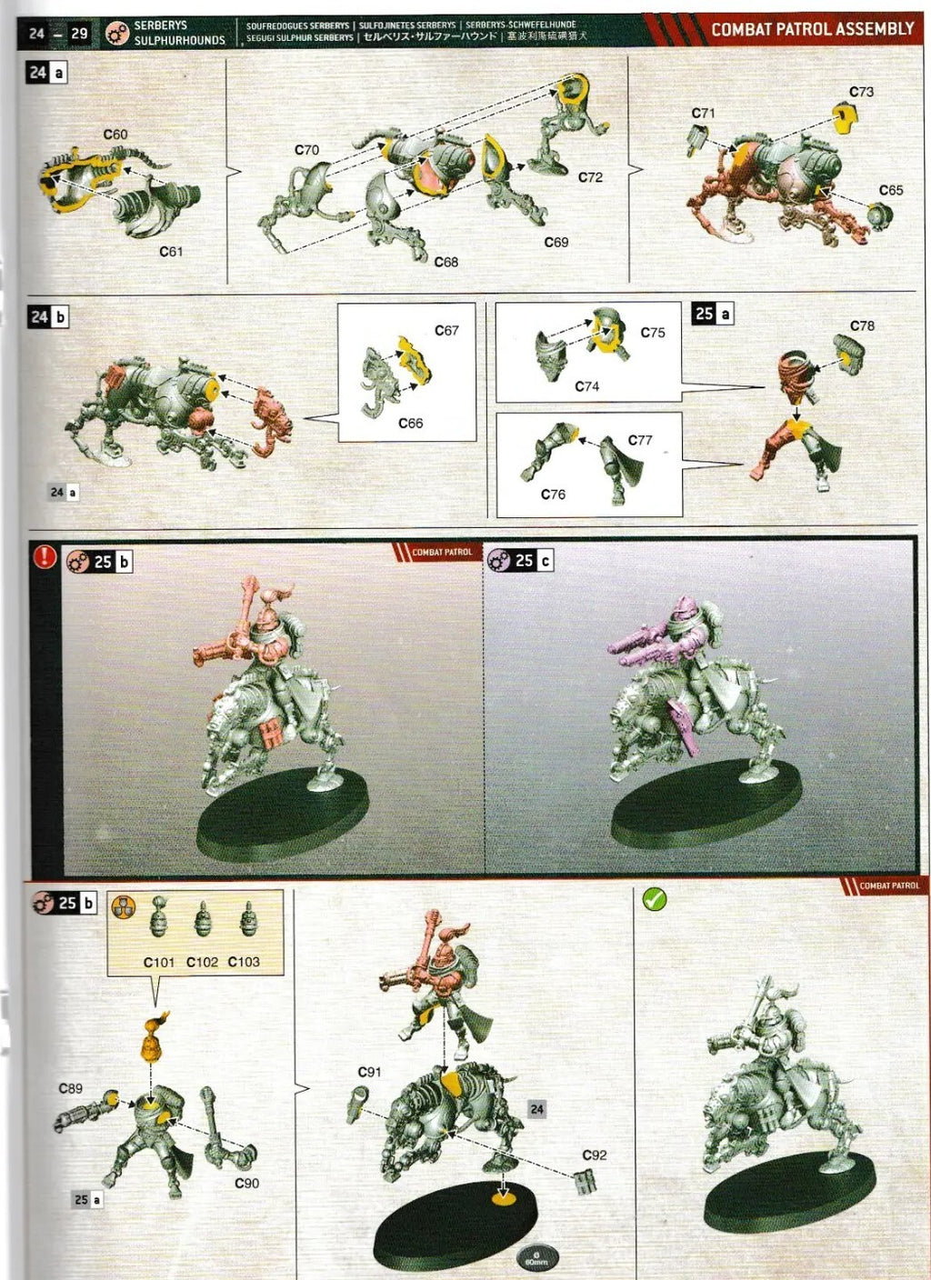 3 Sulphurhounds / Serberys Raiders NEW, Ad Mech Warhammer 40K