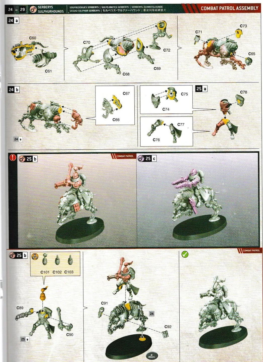 3 Sulphurhounds / Serberys Raiders NEW, Ad Mech Warhammer 40K