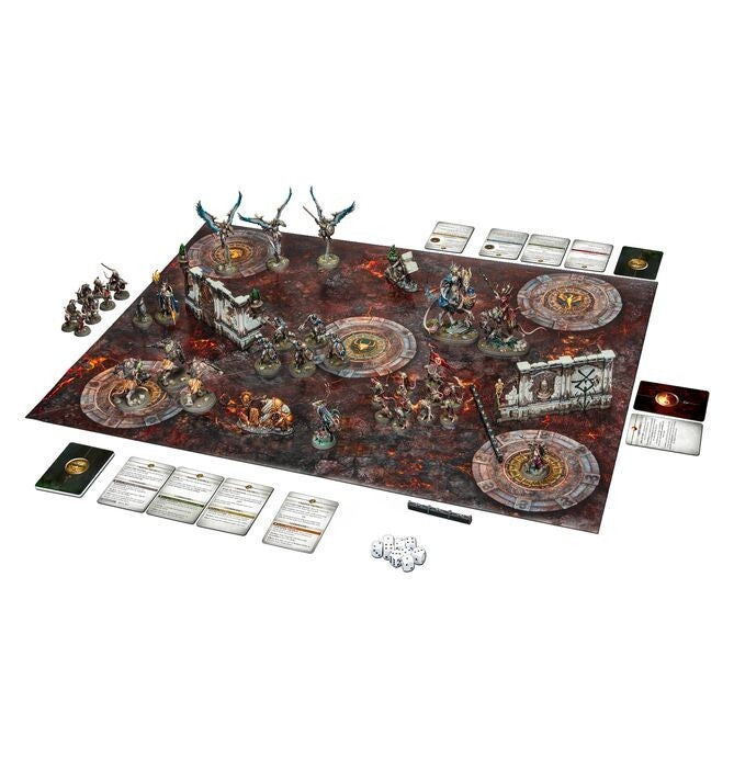 Warhammer AoS Skaventide- Spearhead Fire & Jade Gameboard DOUBLE SIDED,NEW