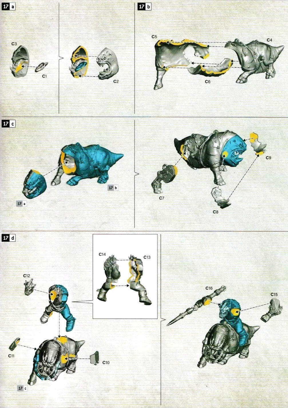 4 Ork Squighog Boyz Unit, NEW Space Orks Warhammer 40K