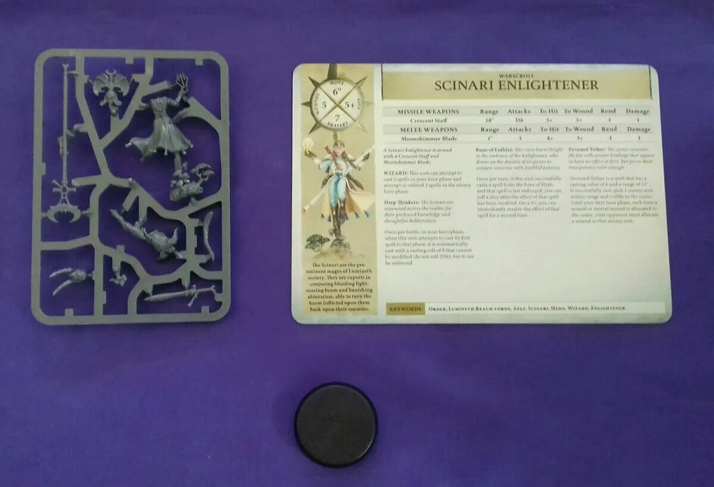 Warhammer Age of Sigmar - Lumineth Realmlords - Scinari Enlightener, NEW