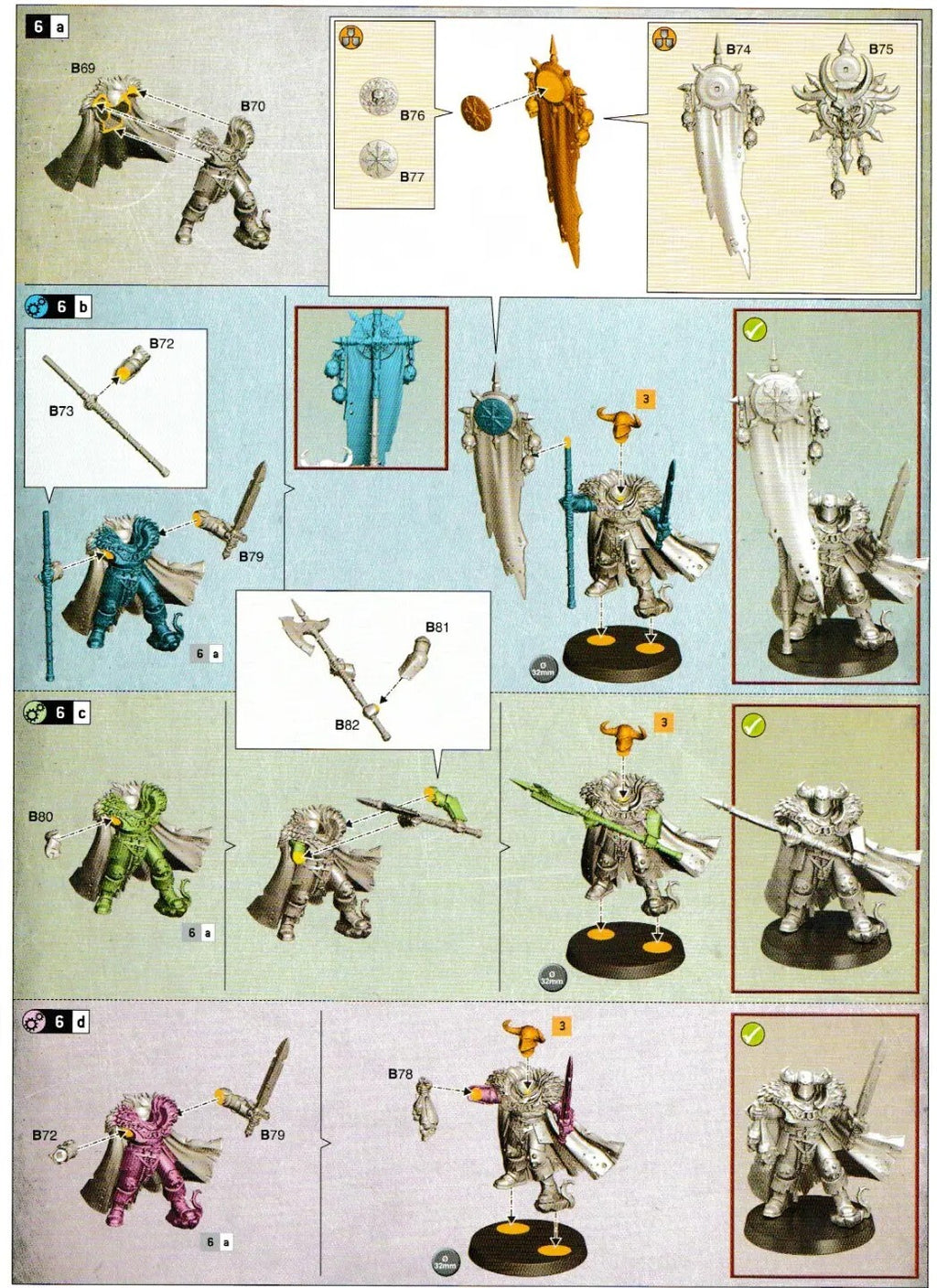 Warhammer - Slaves to Darkness - 10 Chaos Warriors Unit - NEW with bases