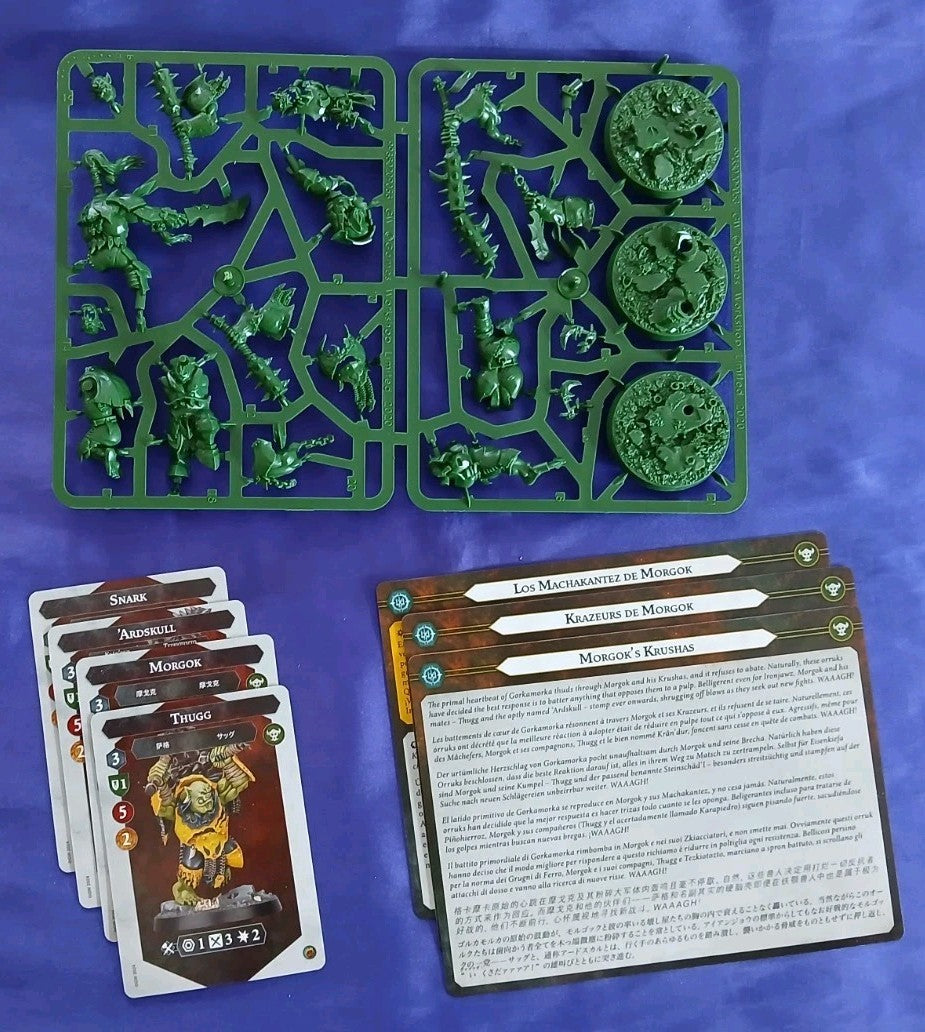 Morgok's Krushas, Warhammer Underworlds, NEW with cards