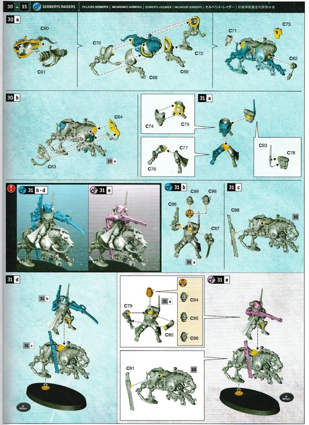 3 Sulphurhounds / Serberys Raiders NEW, Ad Mech Warhammer 40K