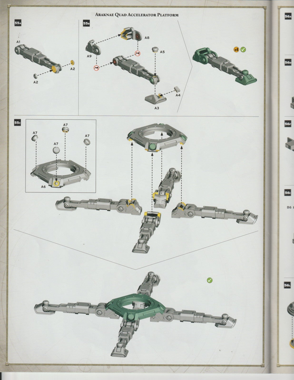 Quad Accelerator Platform Araknae From Saturnine, NEW Warhammer 30K