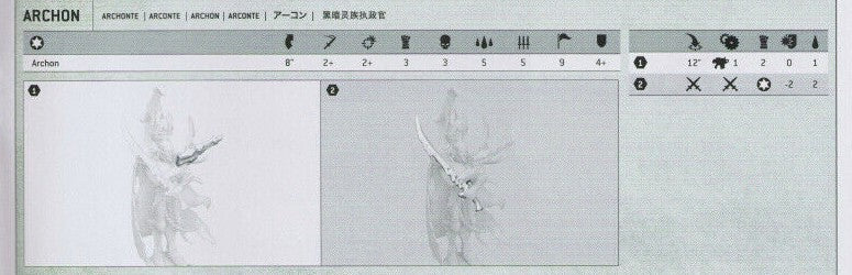 Warhammer 40k - Dark Eldar / Drukhari Archon, NEW
