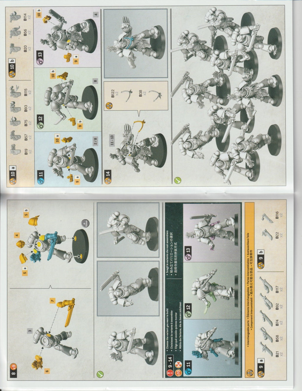 Warhammer 40k Space Wolves - 10 Blood Claws 2025, NEW