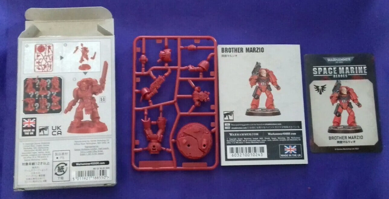 Space Marine Hero Series Blood Angels - Marzio, NEW