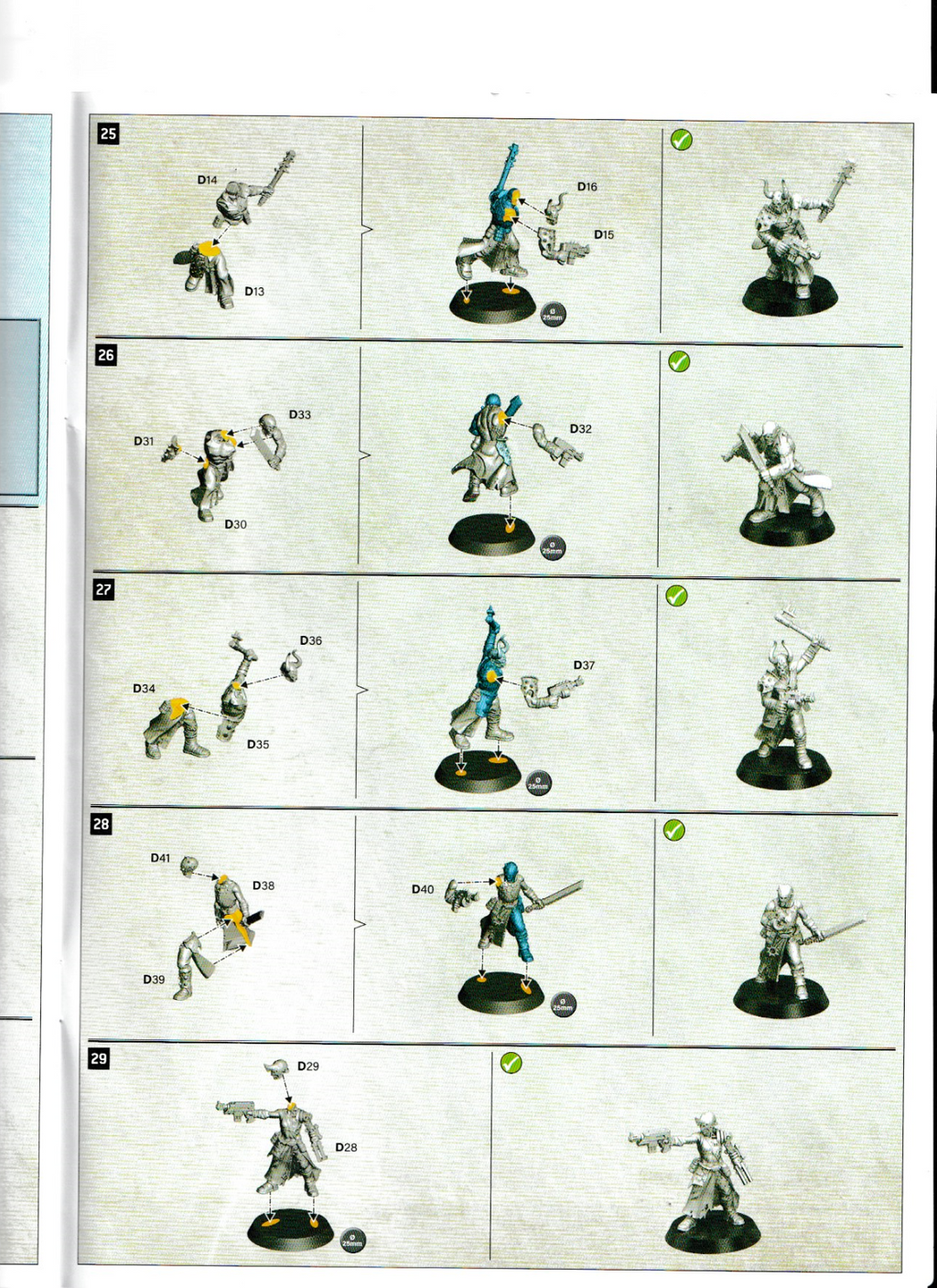 Warhammer 40K - Chaos Space Marines - 10 Cultists, NEW