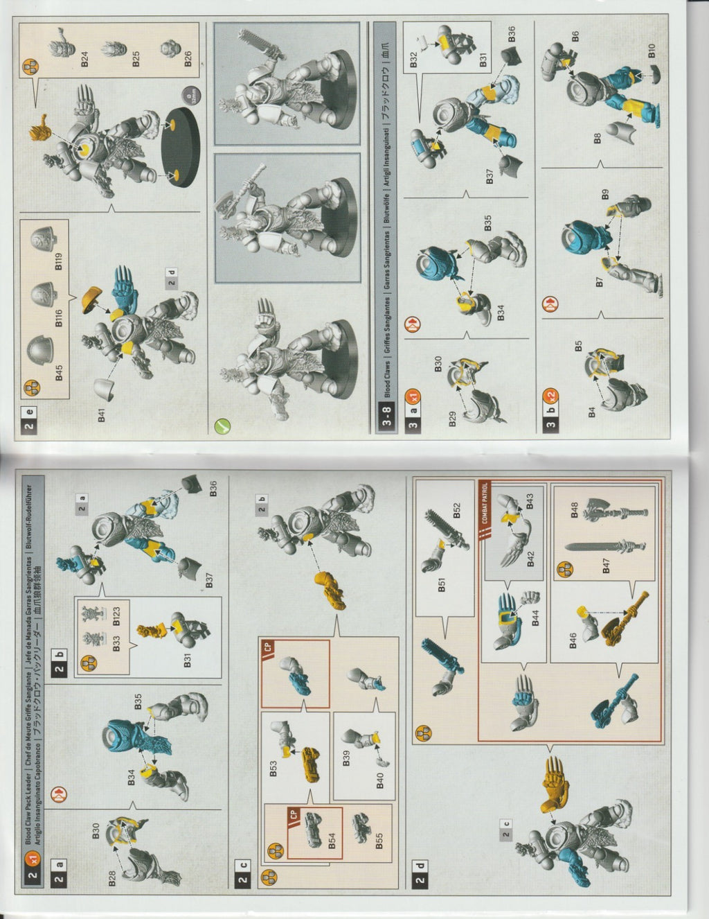 Warhammer 40k Space Wolves - 10 Blood Claws 2025, NEW