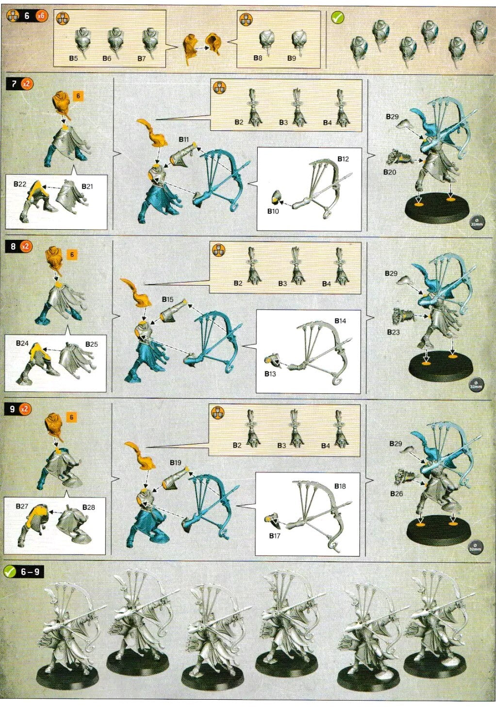 5 Vanari Auralan Sentinels - Warhammer Age of Sigmar - Lumineth Realmlords, NEW