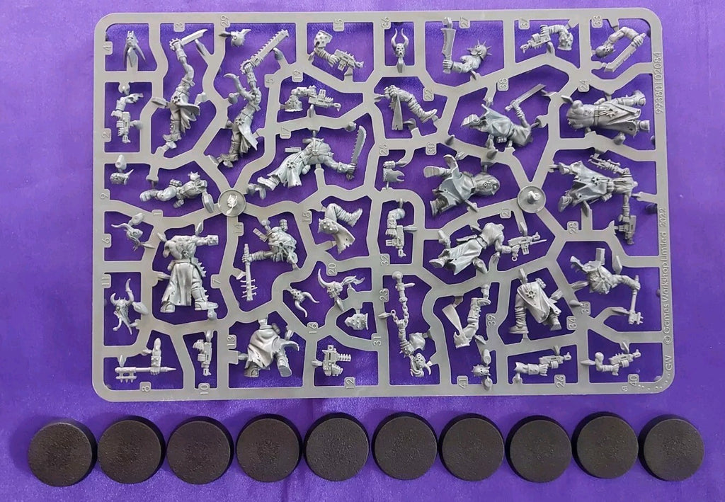Warhammer 40K - Chaos Space Marines - 10 Cultists, NEW