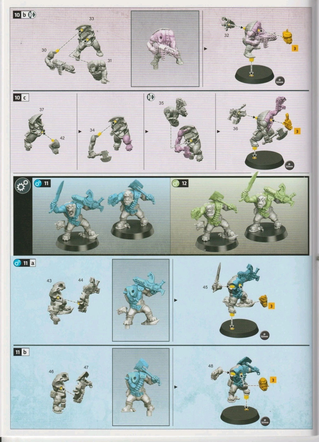 Warhammer 40k ARMAGEDDON Orks - 10 Boyz Squad + 5 Gretchin, NEW