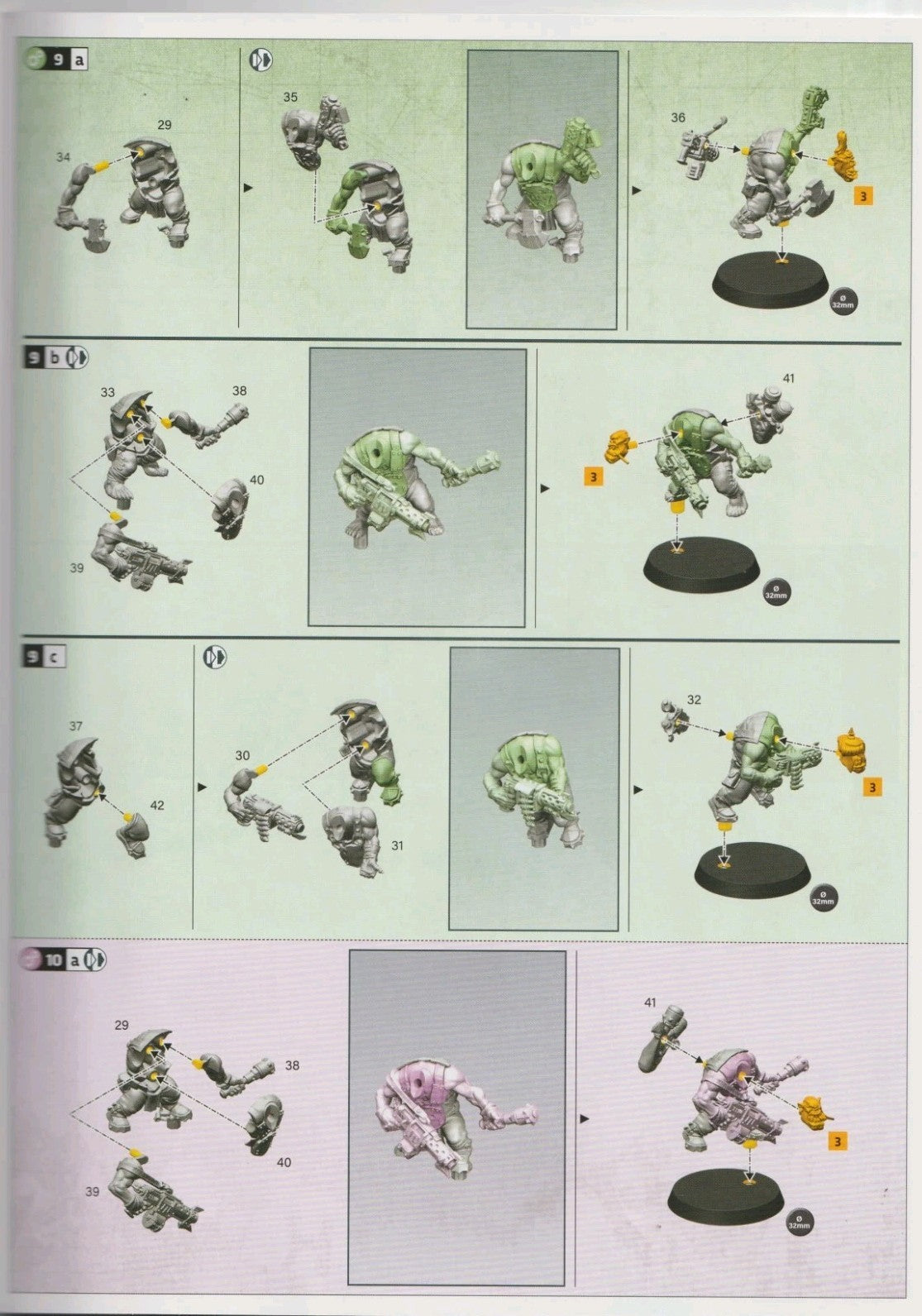 Warhammer 40k ARMAGEDDON Orks - 10 Boyz Squad + 5 Gretchin, NEW
