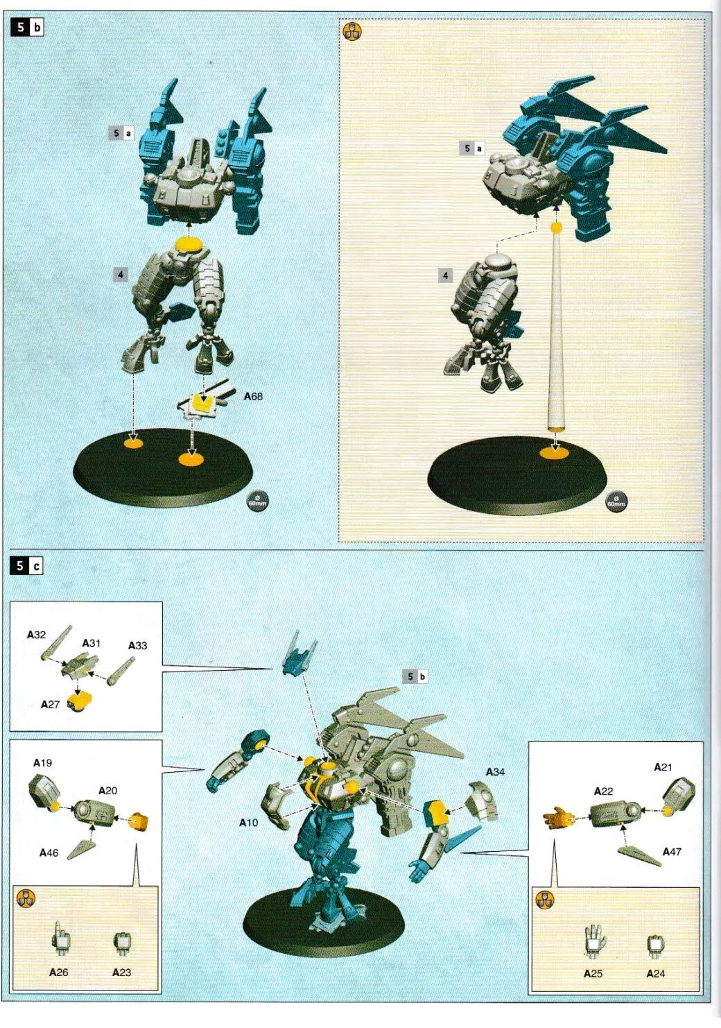 Tau Empire Commander in Enforcer or Coldstar suit, NEW on sprue Warhammer 40K
