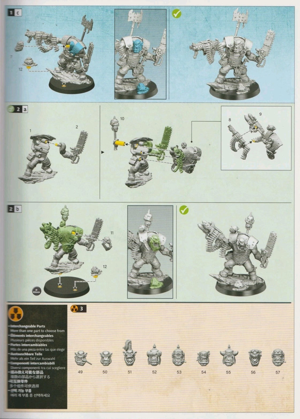 Warhammer 40k ARMAGEDDON Orks - 10 Boyz Squad + 5 Gretchin, NEW