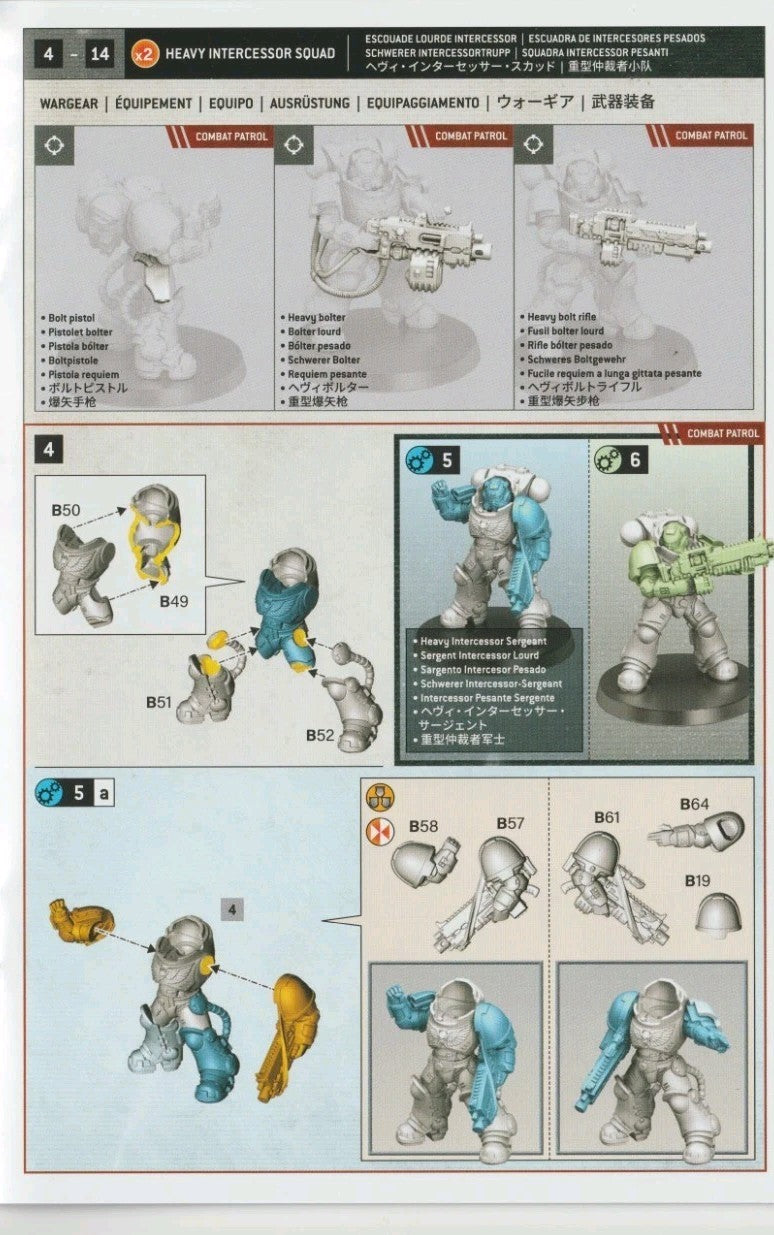 Heavy Intercessors squad (5 Models), NEW, Warhammer 40K