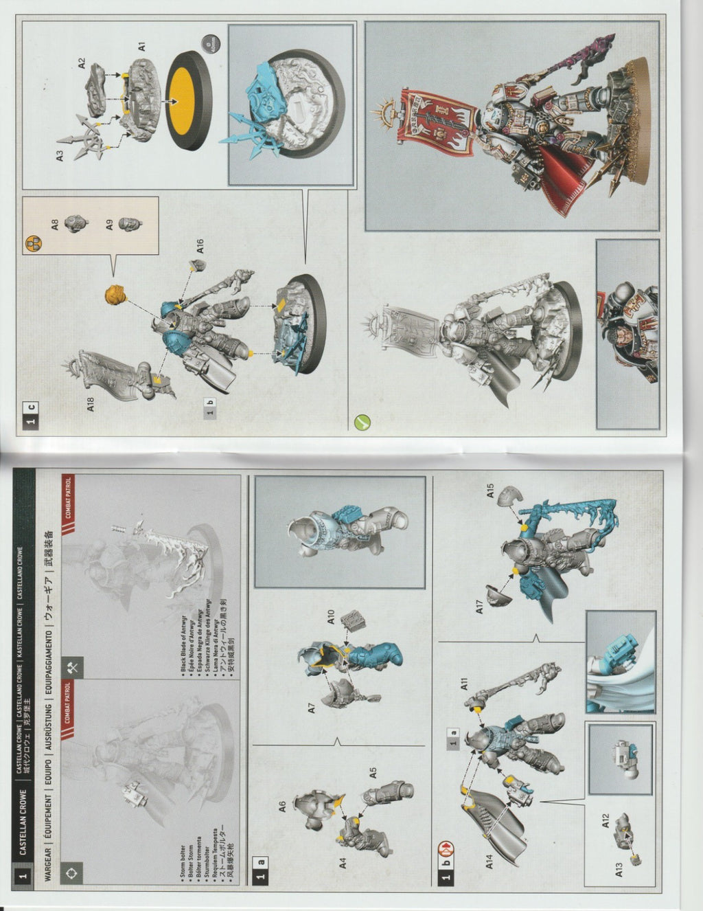Warhammer 40K - Grey Knights - Castellan Crowe, NEW