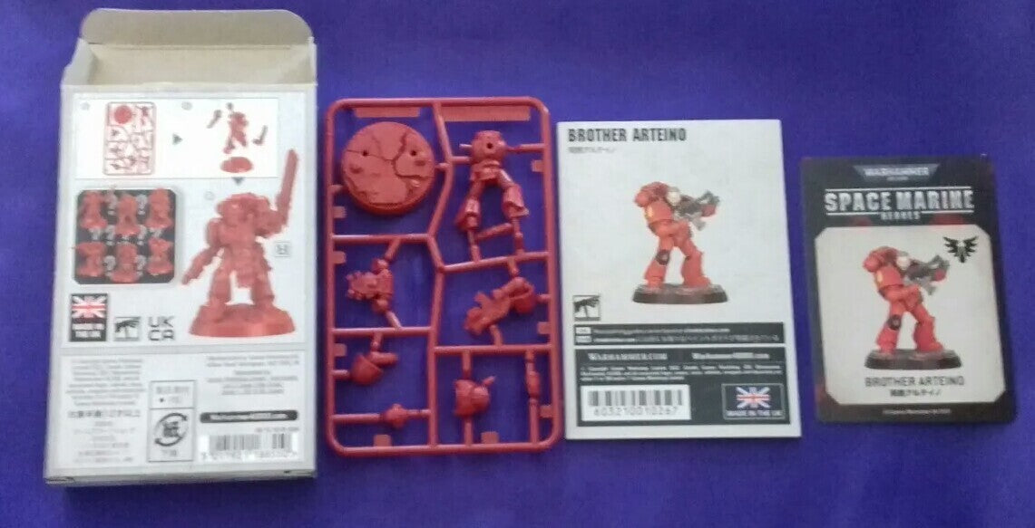 Space Marine Hero Series Blood Angels - Arteino, NEW