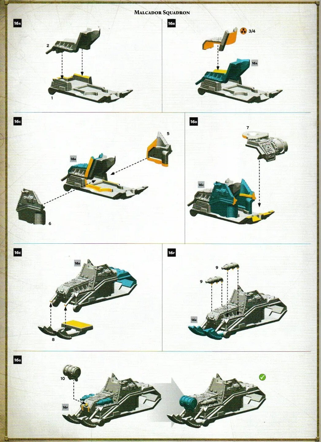 Warhammer - Legions Imperialis - 2 Malcador Tanks, NEW