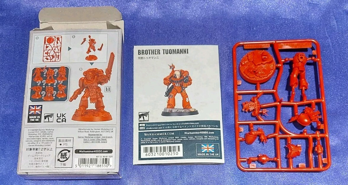 Space Marine Hero Series Blood Angels - Tuomani, NEW