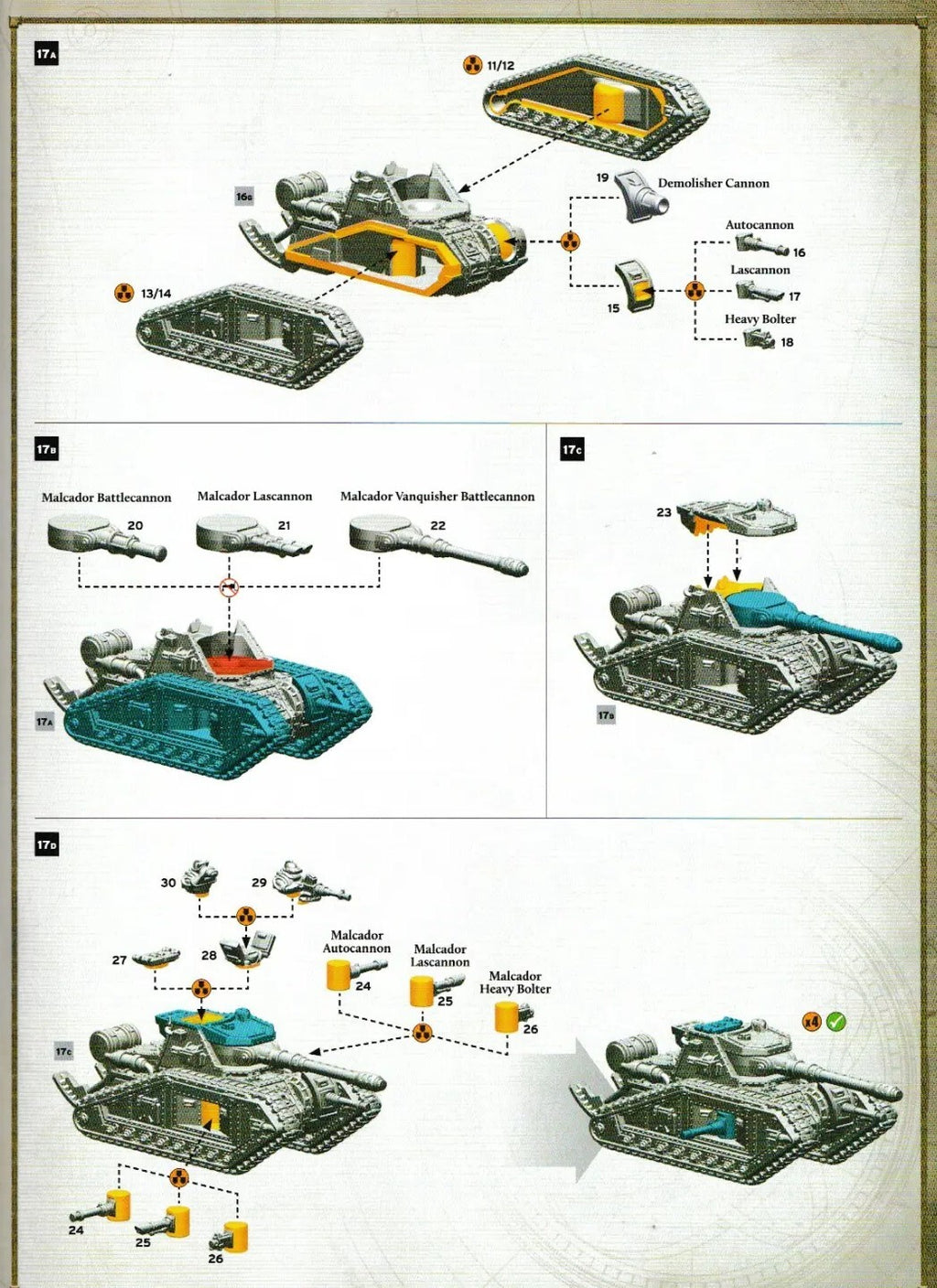 Warhammer - Legions Imperialis - 2 Malcador Tanks, NEW