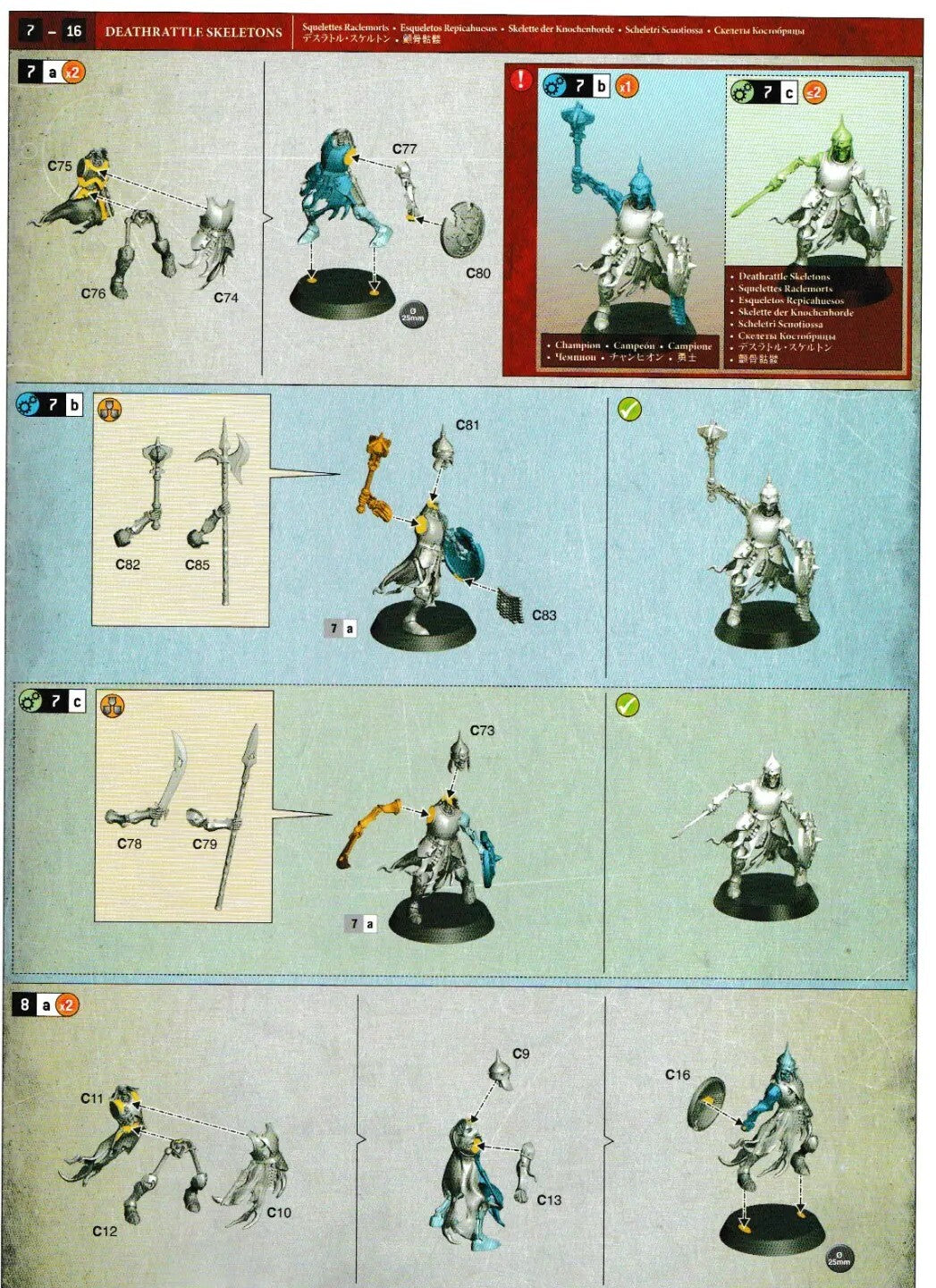 10 Deathrattle Skeletons 2025 Soulblight, NEW