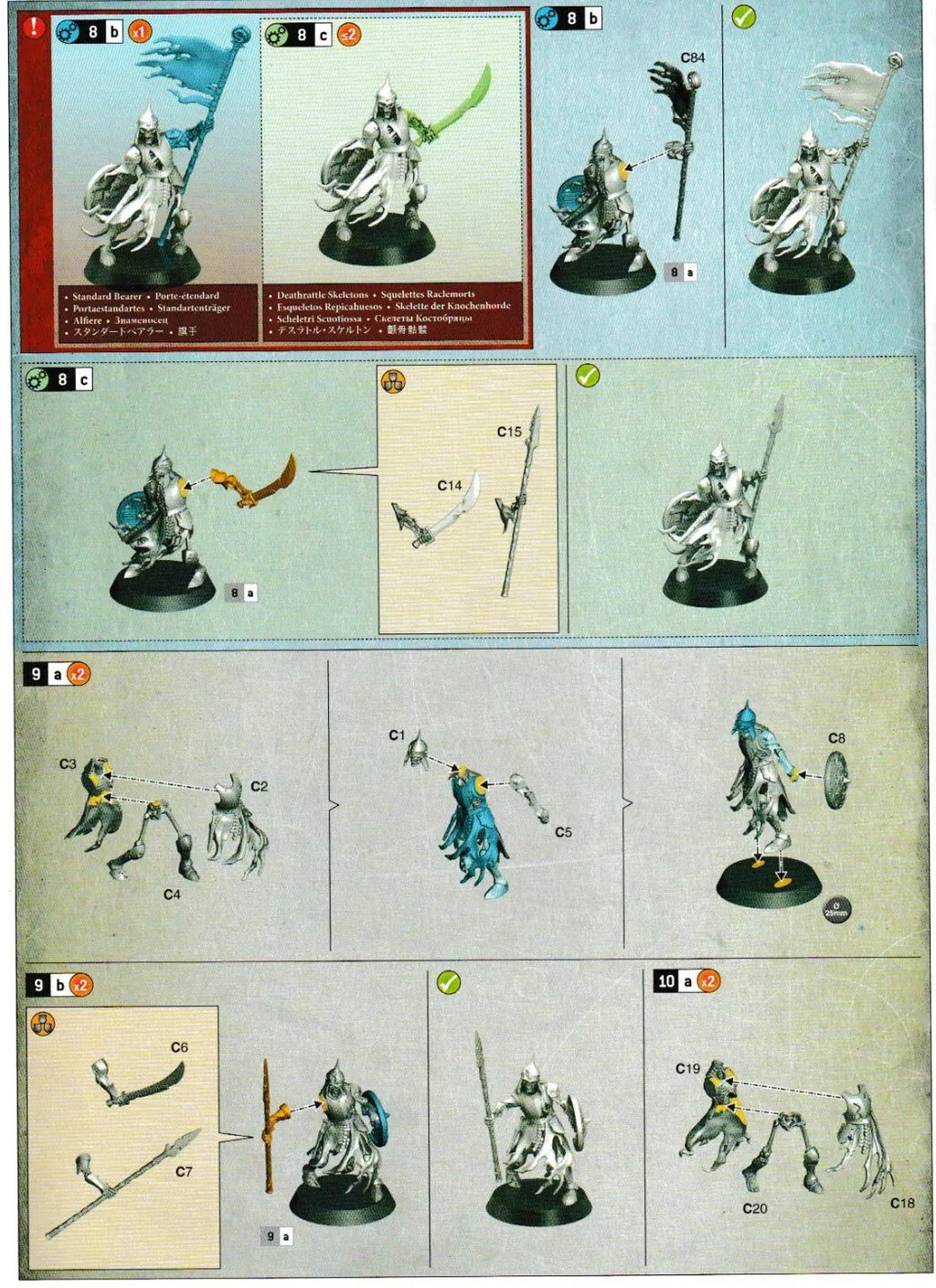 10 Deathrattle Skeletons 2025 Soulblight, NEW