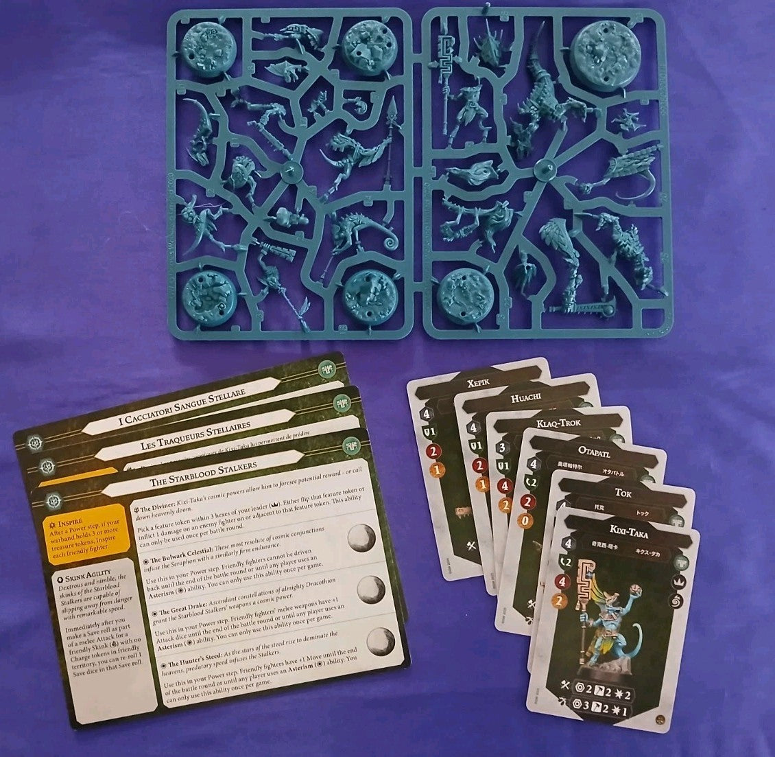 The Starblood Stalkers, Warhammer Underworlds, NEW with cards