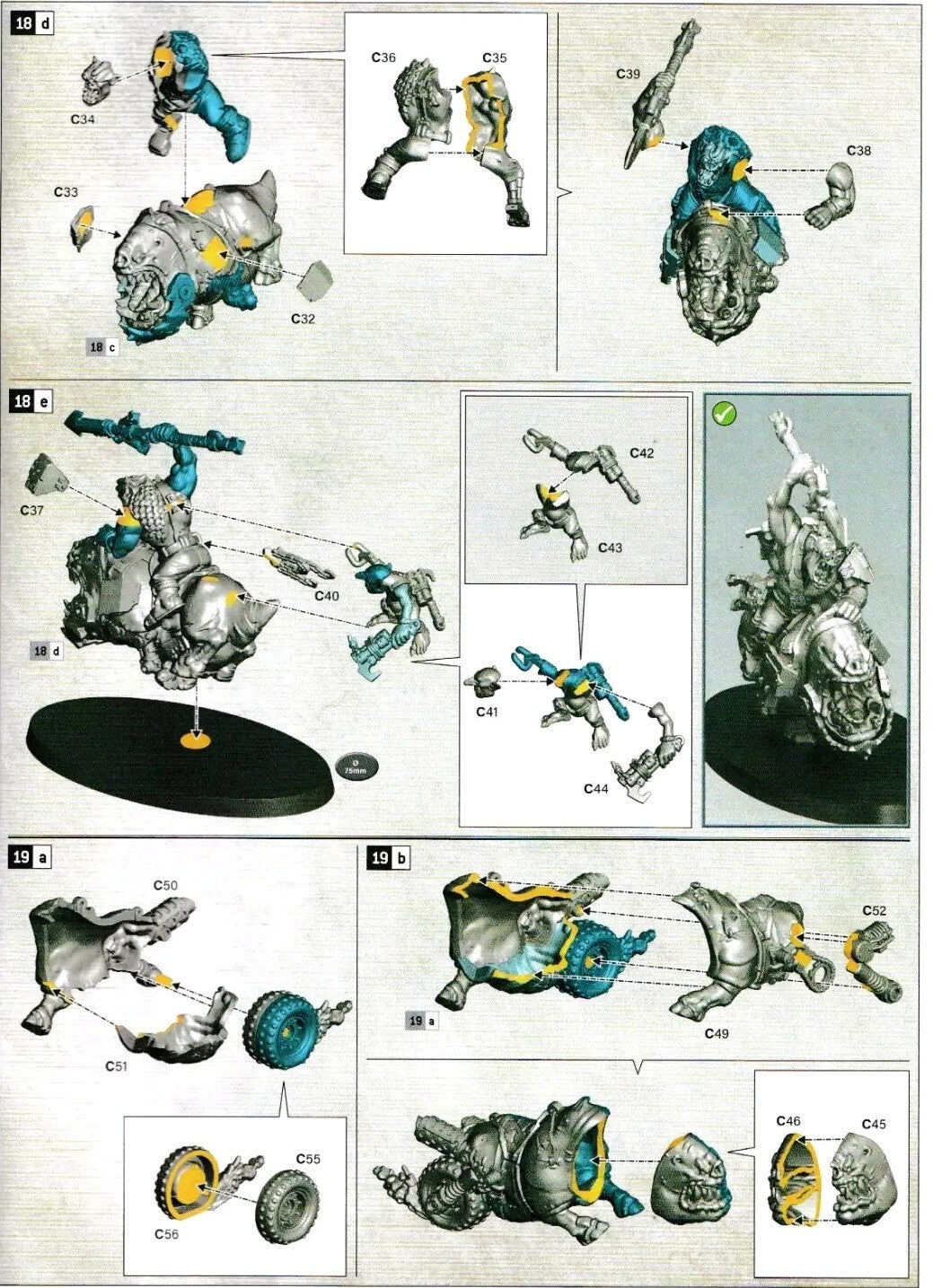 4 Ork Squighog Boyz Unit, NEW Space Orks Warhammer 40K