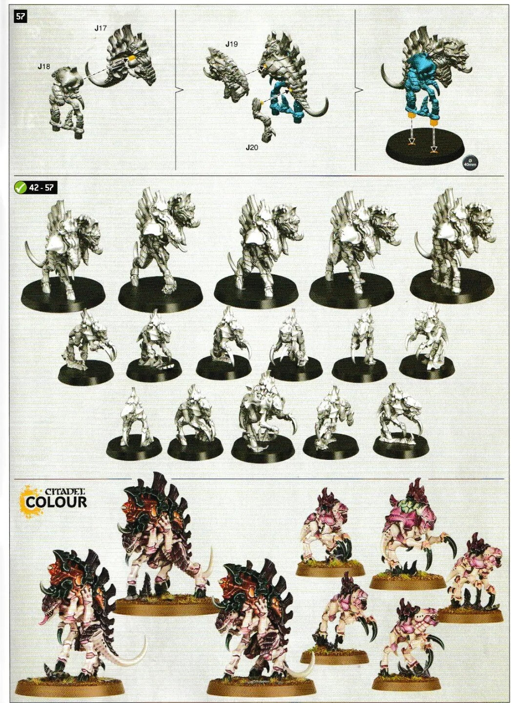 Leviathan Warhammer 40K - Tyranids - Barbgaunts, NEW