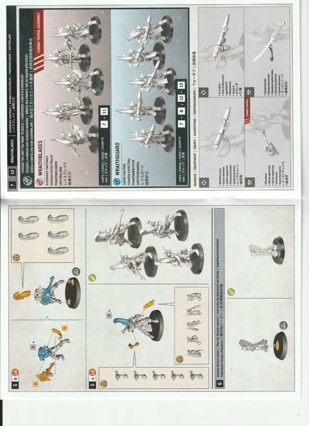 Warhammer 40K - Aeldari Dire Avengers Unit (5), NEW On Sprue