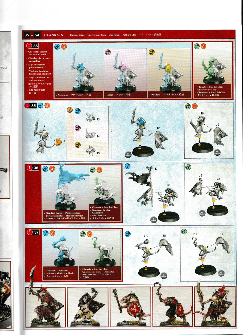 Warhammer - Age of Sigmar - Skaventide  - 20 Clanrats - NEW