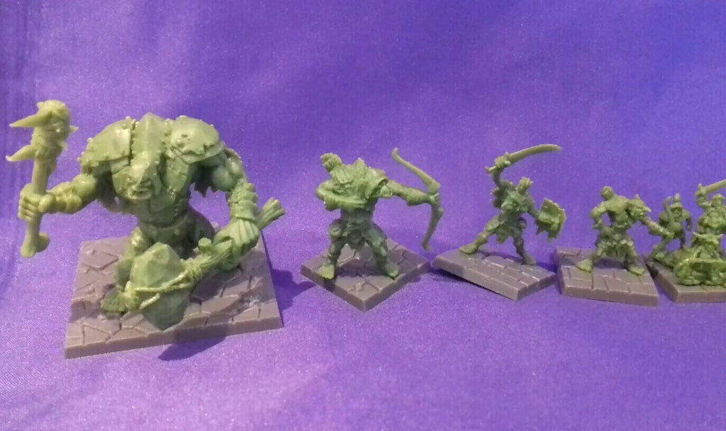 Mantic Fantasy Wargame Dungeon Master Starter Monsters, set A x9, NEW